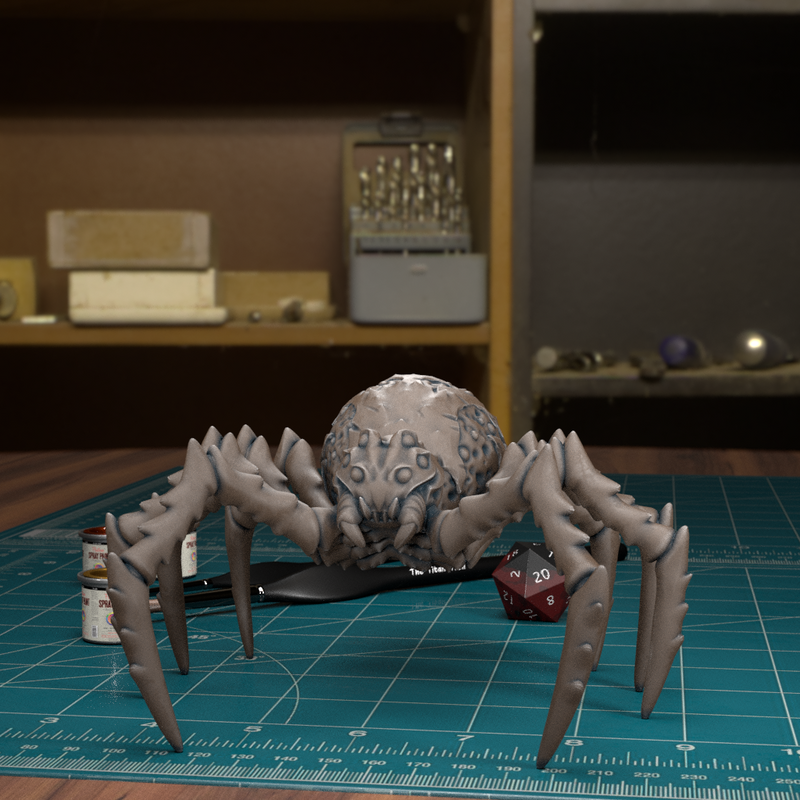 Giant Spider 08 - 32mm - DND - Pathfinder - Only-Games