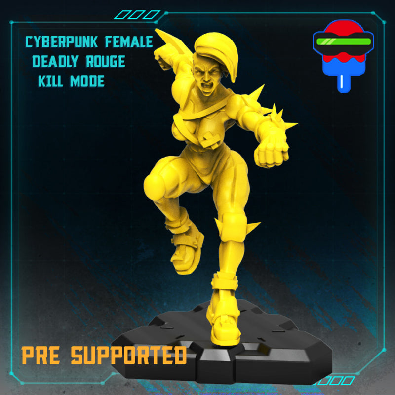 CYBERPUNK FEMALE DEADLY ROGUE KILL MODE - Only-Games