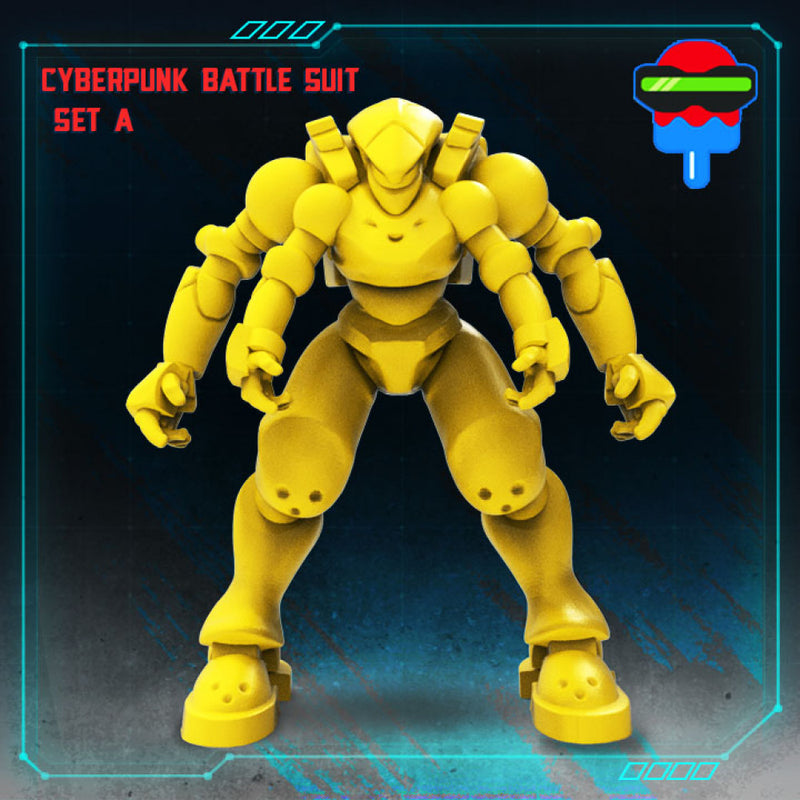 CYBERPUNK BATTLE SUIT SET A - Only-Games