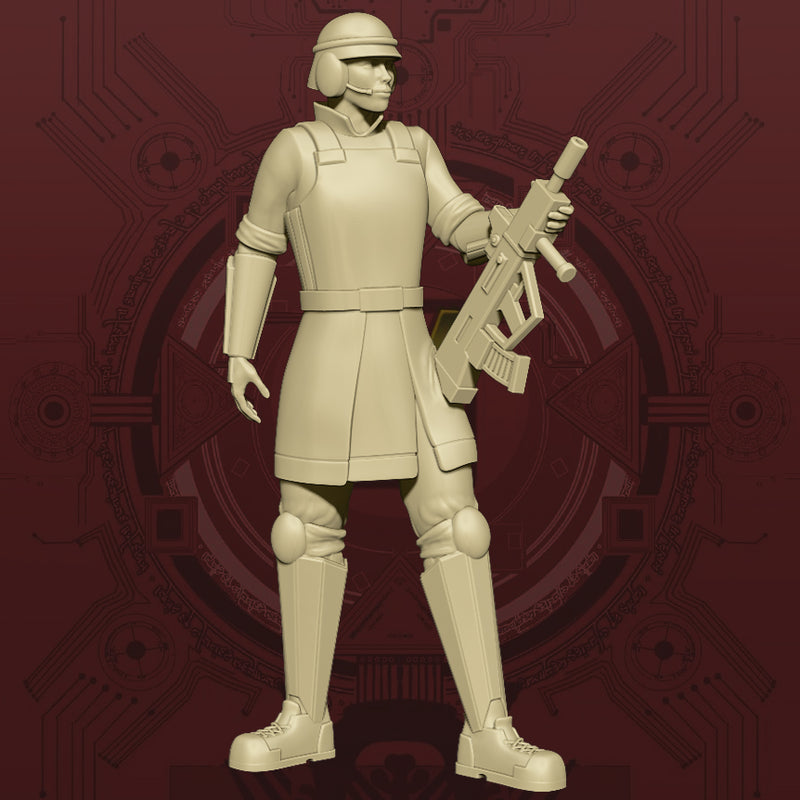 Corp Security Trooper - Cool Pose - Only-Games
