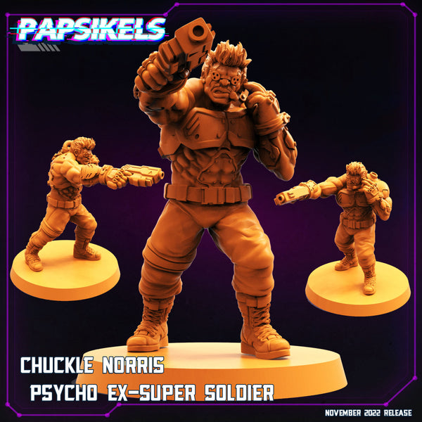 CHUCKLE NORRIS PSYCHO EX SUPER SOLDIER - Only-Games