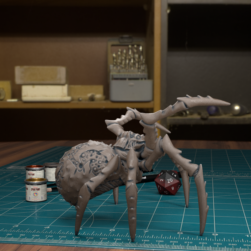 Giant Spider 04 - 32mm - DND - Pathfinder - Only-Games