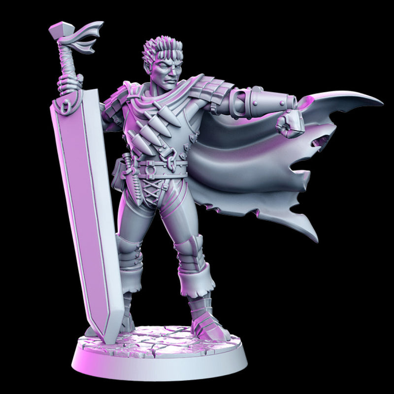 Garth - Human soldier- 32mm - DnD - Only-Games