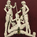 Glamorous Diorama - Femdom Foursome Pinup - Only-Games
