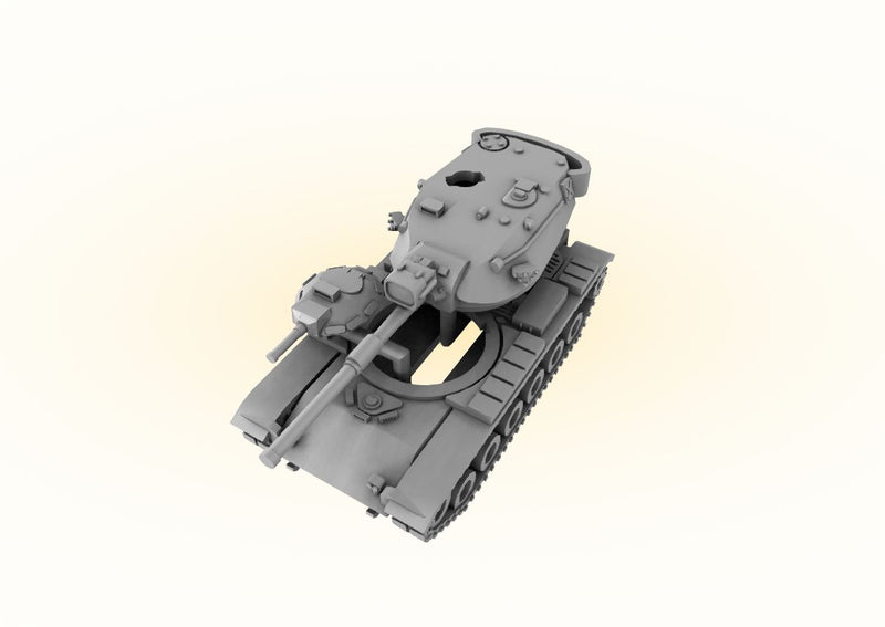 MG144-US02D M60A1 MBT (with seachlight and smoke dischagers) - Only-Games