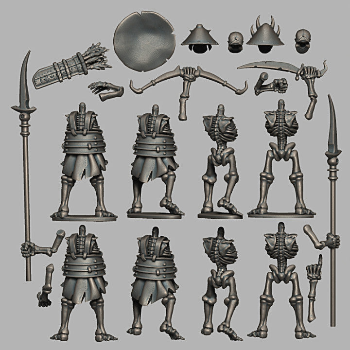 Skeleton Orcs - Puddle Bases - Only-Games