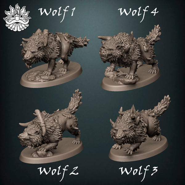 Feral Maw Tribe Dire Wolves - Only-Games