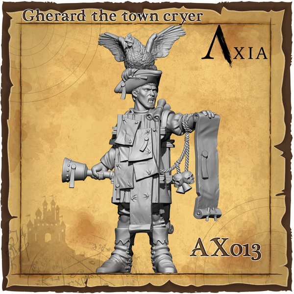 AX013 - Gherard the town cryer - Only-Games