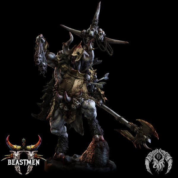 Grimscar the Beastlord - 75mm - Only-Games