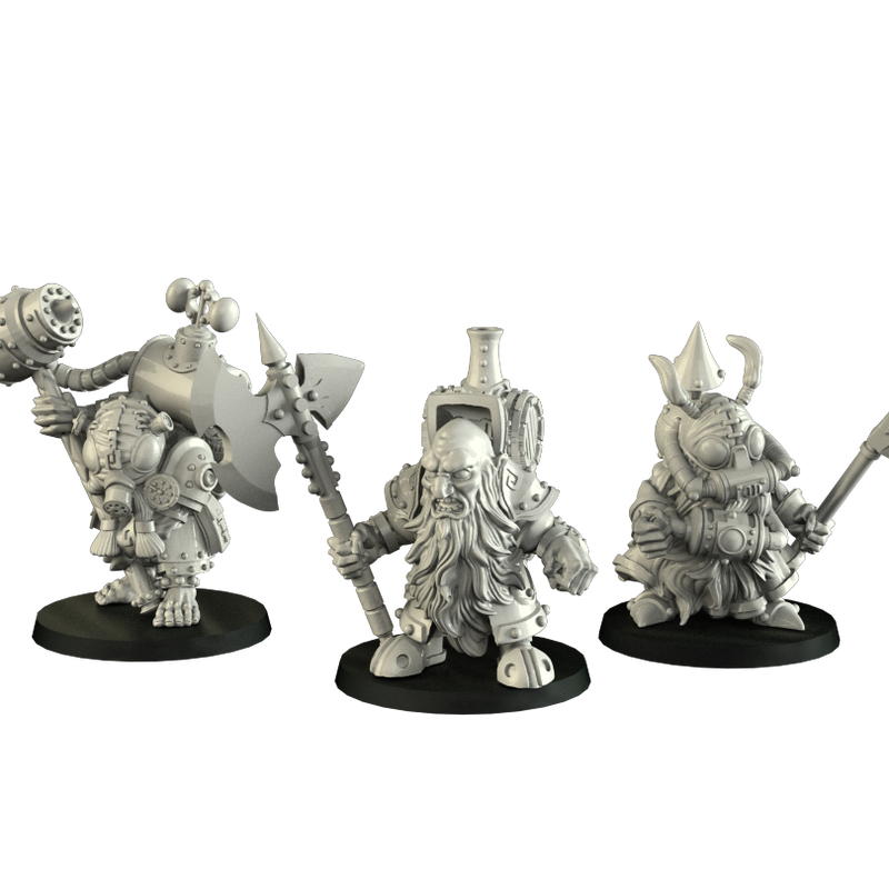 Thermo Dwarf (3 miniatures) - Only-Games