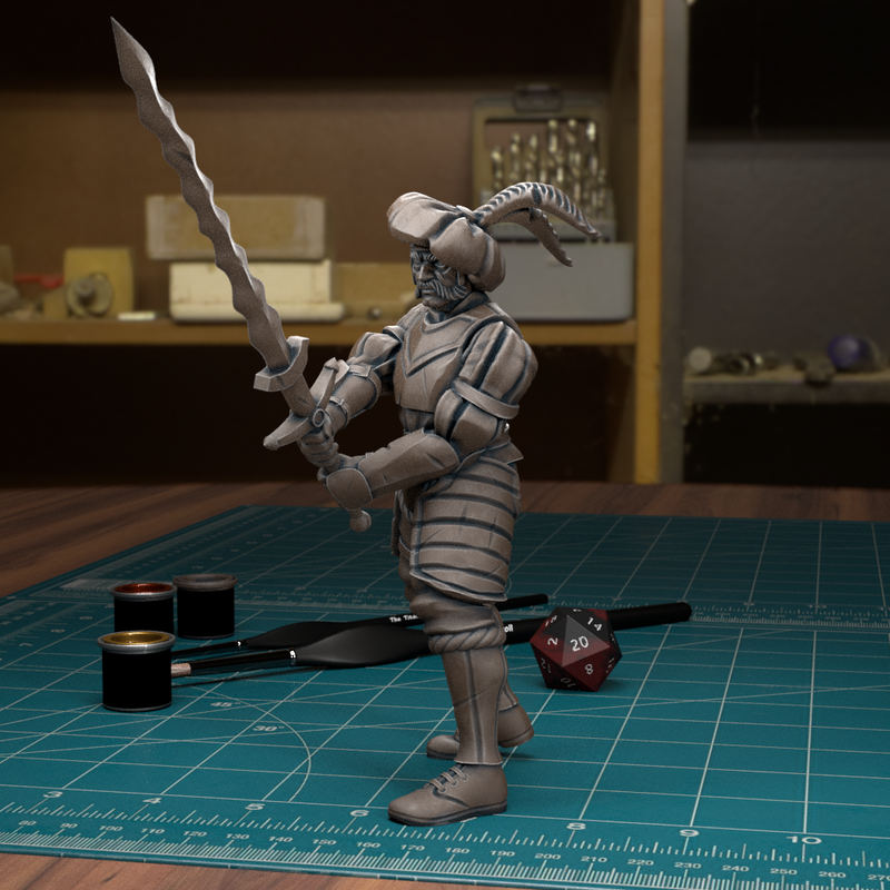 Mercenary Soldier 08 - TytanTroll Miniatures - DnD - Only-Games