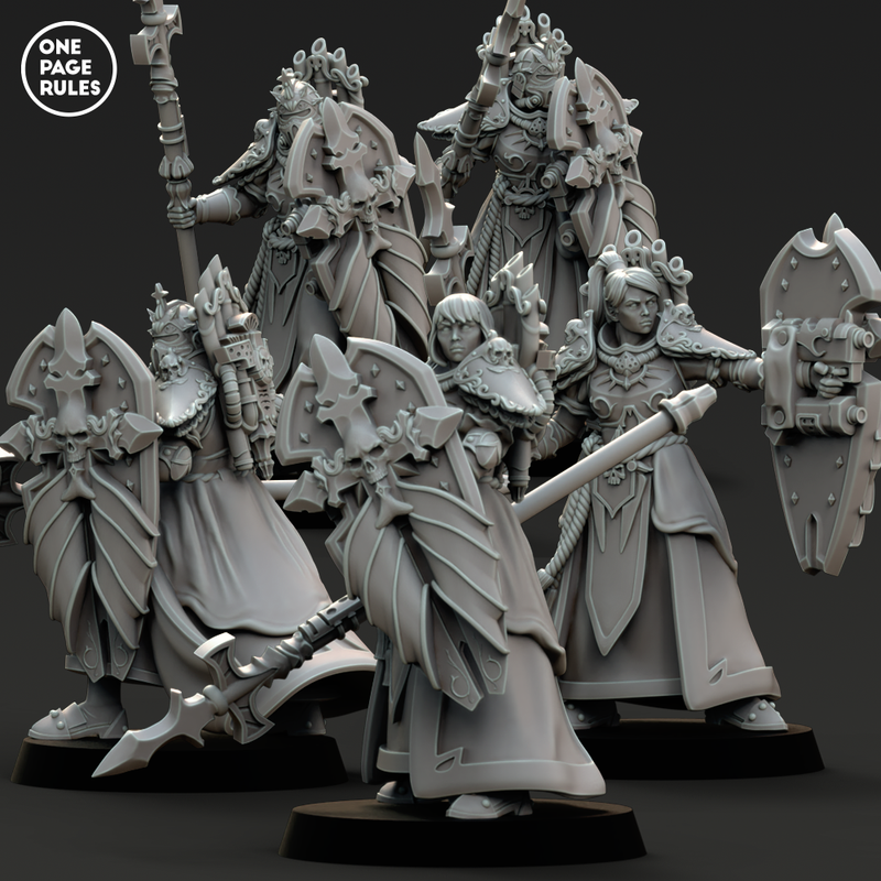 Sisters Spear Protectors (5 Models) - Only-Games