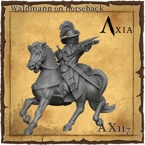 AX117 - Waldmann the highwayman on horseback - Only-Games