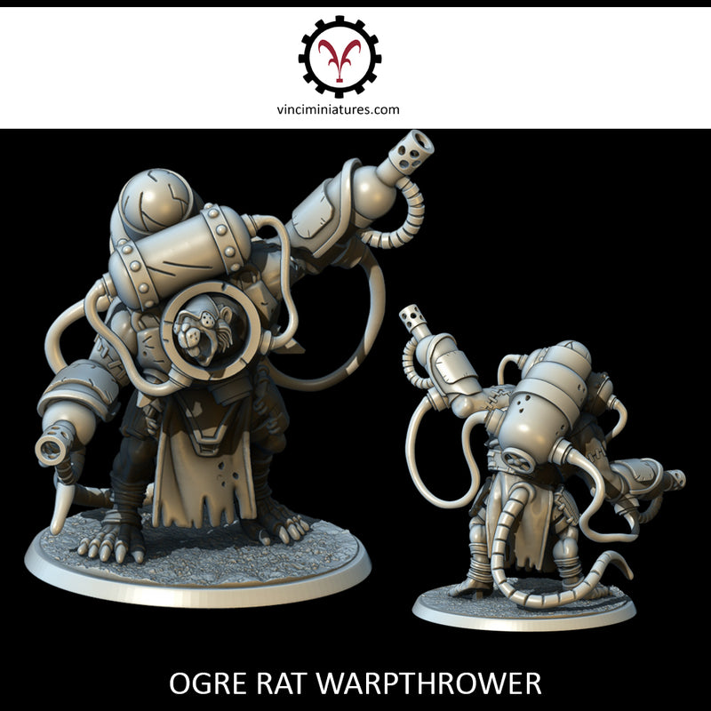 OGRE RAT WITH WARPTHROWER - Only-Games