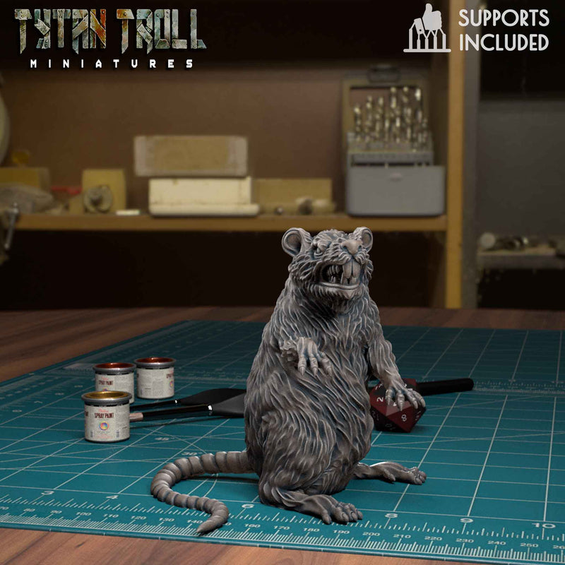 Giant Rat Bundle - TytanTroll Miniatures - DnD - Fantasy - Only-Games