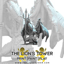 Infernal Legion - Spined devils (Set of 5 x 32mm scale presupported miniatures) - Only-Games