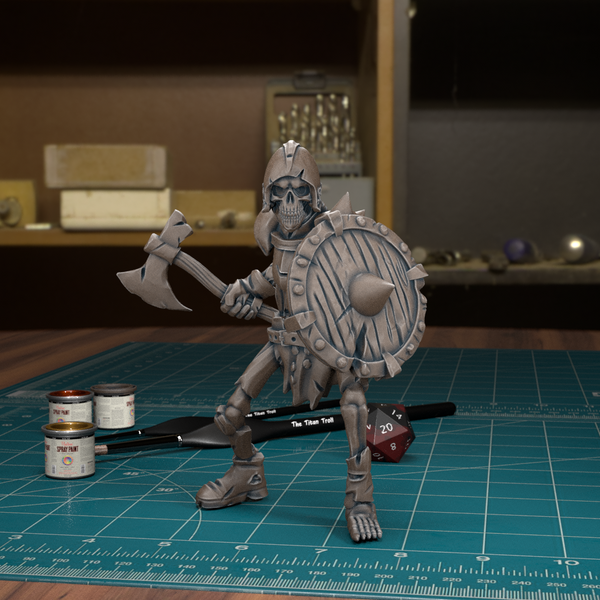 Skeleton Warrior 04 - TytanTroll Miniatures - DnD - Fantasy - Only-Games