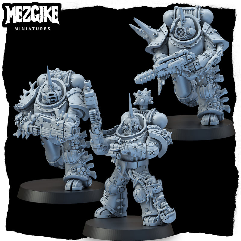 Dredge marine warriors (10 physical multipart miniatures) - Only-Games