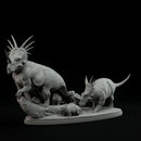 Styracosaurus family 1-35 scale dinosaur - Only-Games