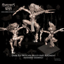 Dark Elf Witches multi-part regiment (20 miniatures) - Only-Games