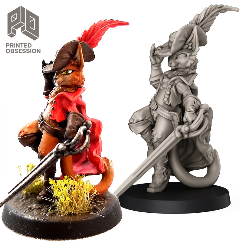 Puss in Boots  Dwarf Tabaxi  Fighter - Only-Games