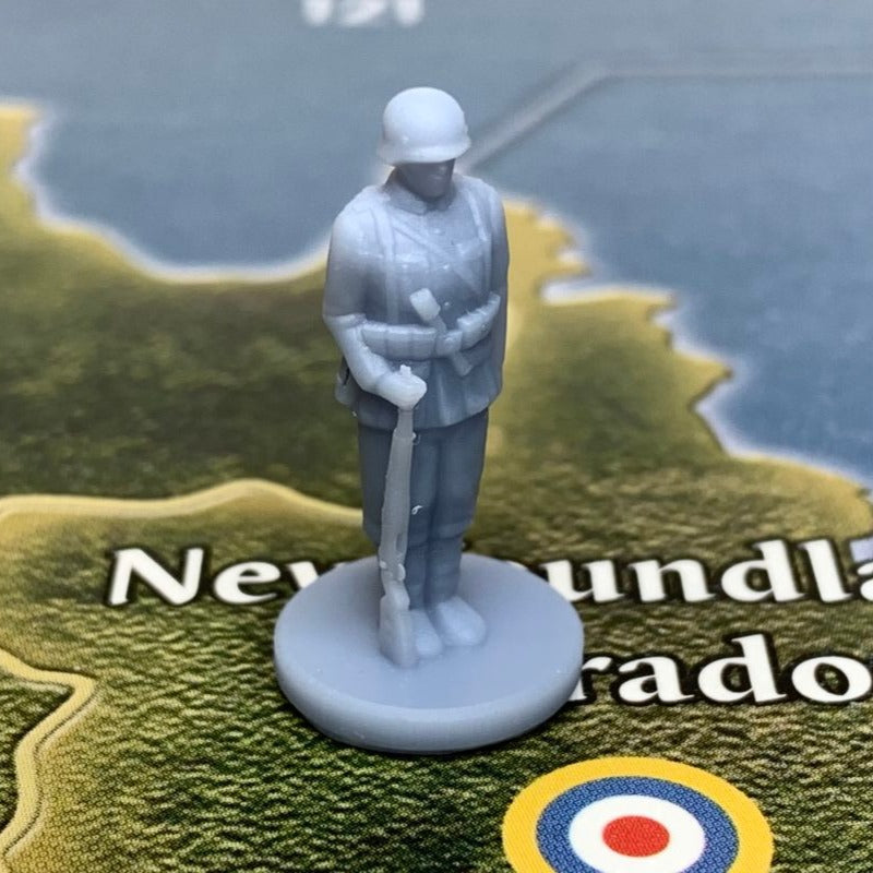 3D Printed WW2 German Rifleman (x10) - Only-Games