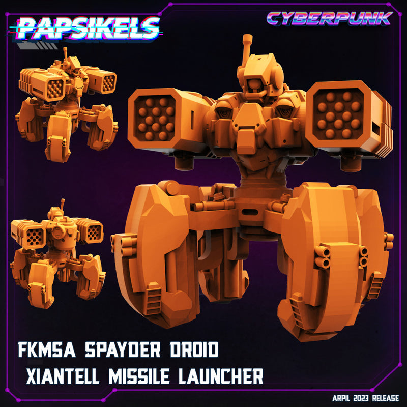 FKMSA SPAYDER DROID XIANTELL MISSILE LAUNCHER - Only-Games