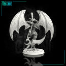 (0052) Female human elf tiefling vampire succubus warrior with scythe - Only-Games