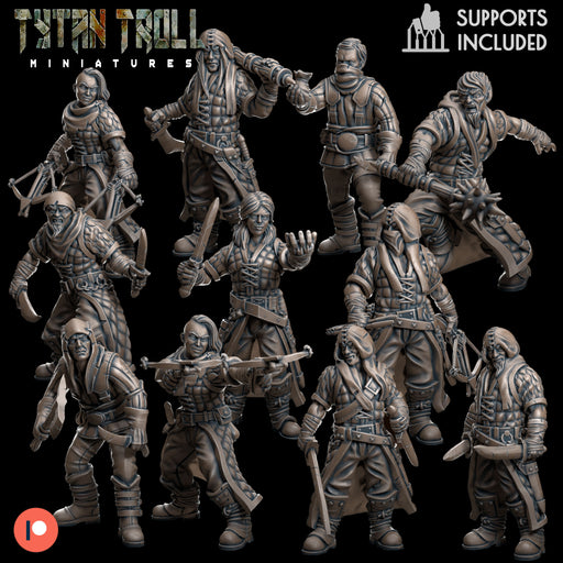 Bandit Bundle - TytanTroll Miniatures - DnD - Fantasy - Only-Games