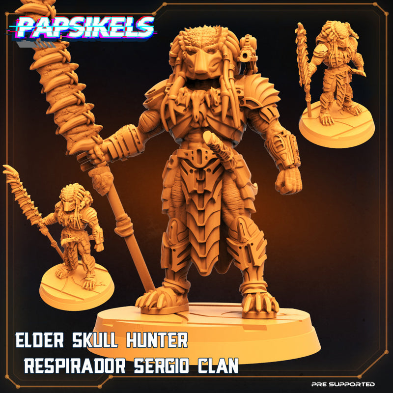 ELDER SKULL HUNTER RESPIRADOR SERGIO CLAN - Only-Games