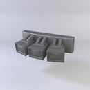 Nuclear Shelter wall-mounted TVs - Only-Games