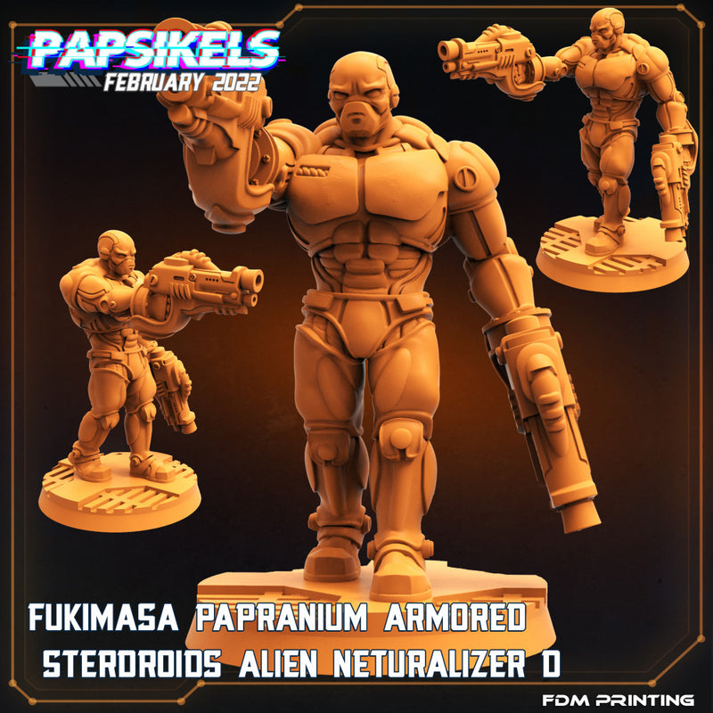 FUKIMASA PAPRANIUM ARMORED STERDROIDS ALIEN NEUTRALIZER D - Only-Games