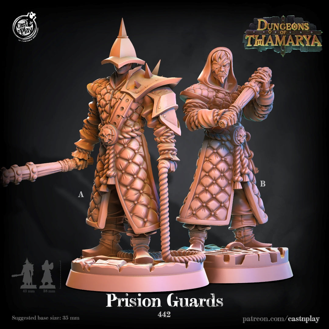 Prision Guards - Cast n Play - Miniatures by Only-Games.co