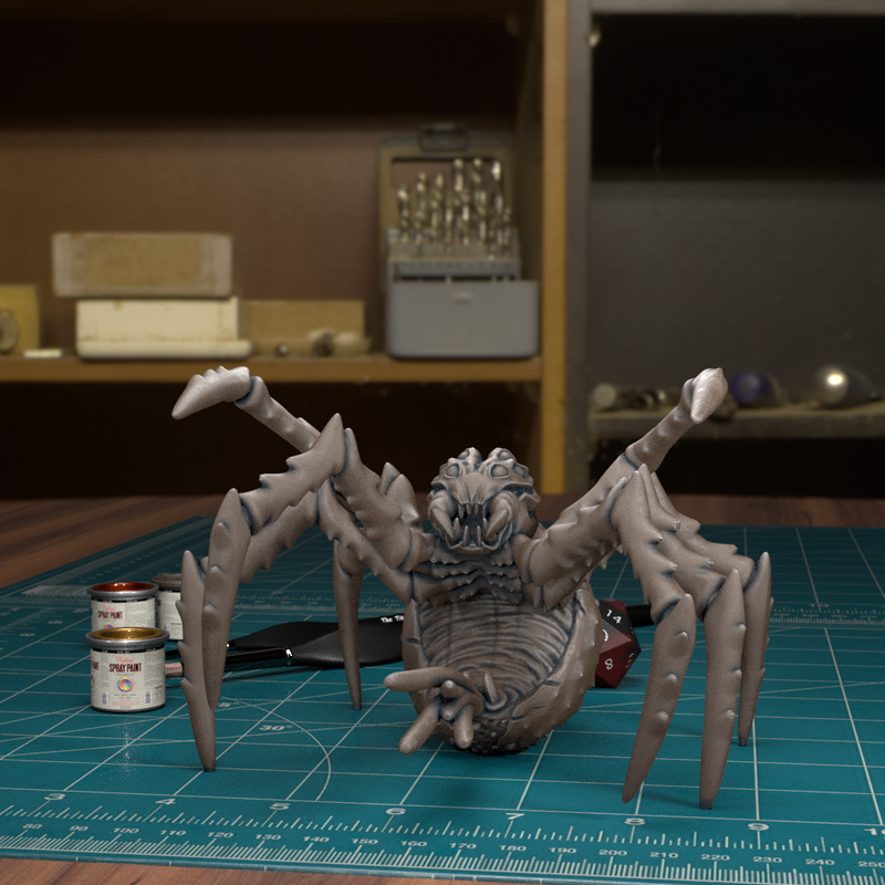 Giant Spider 10 - 32mm - DND - Pathfinder - Only-Games