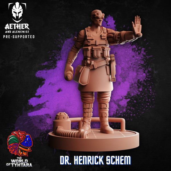 Dr. Henrick Schem - Half-Cyborg Artificer - Only-Games