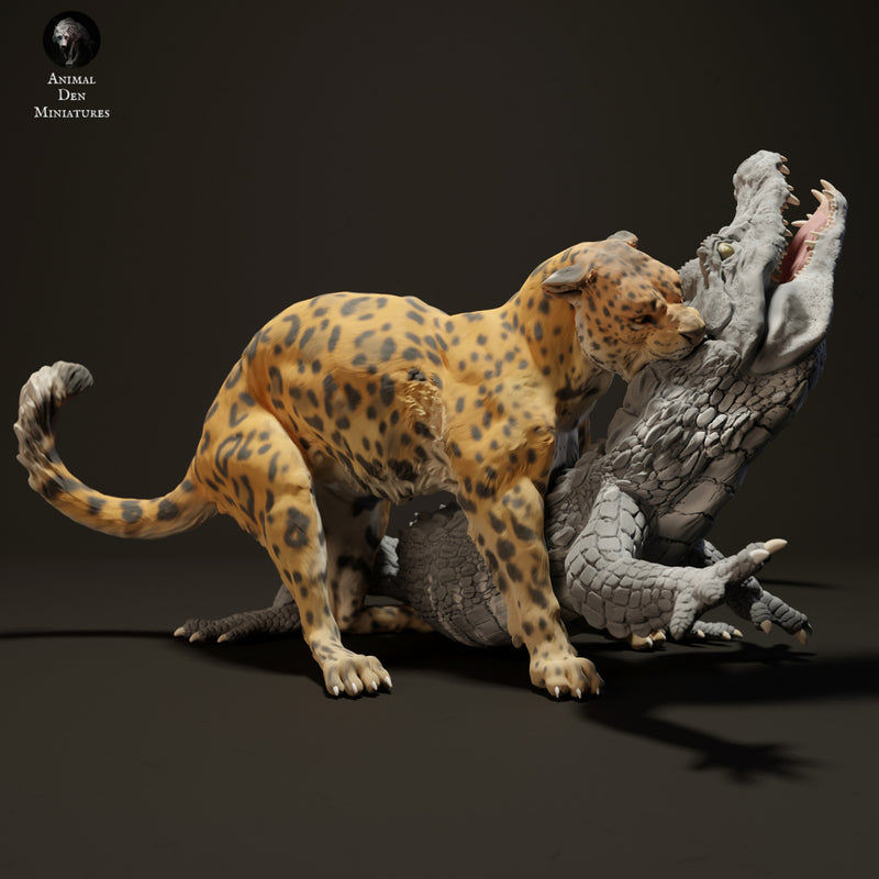 Jaguar hunting Black Caiman 1/43 - Only-Games