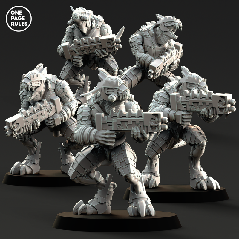 Starhost Rifle Warriors (5 Models) - Only-Games