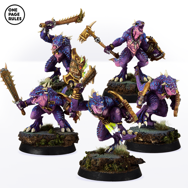 Saurian Club Warriors (5 Models) - Only-Games