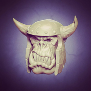 Orc Scar Heads - Set A (Lad Size) - Only-Games