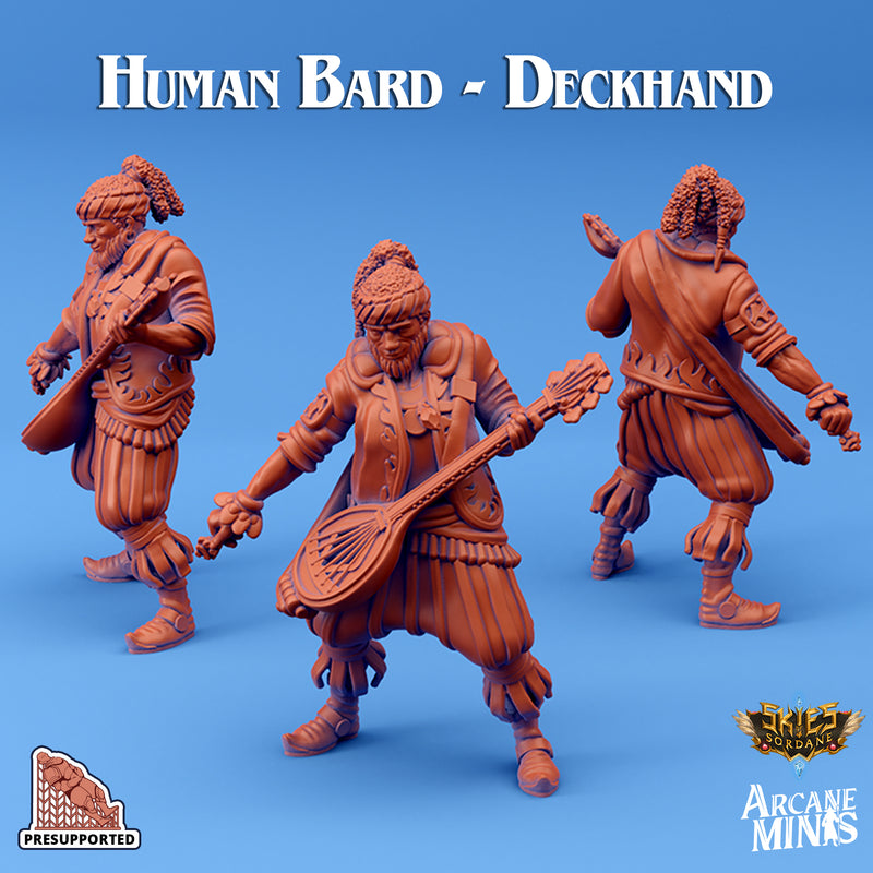 Human Bard - Deckhand - Only-Games