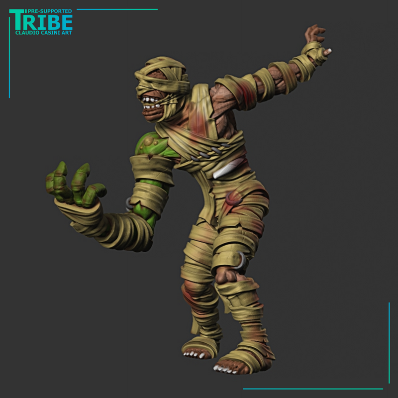 (0066) Male Mummy gray/color - Only-Games
