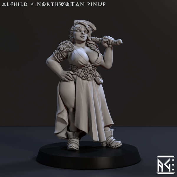 Alfhild - Northwoman Pinup (Skutagaard Northmen Saga I) - Only-Games