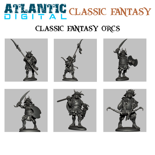 Classic Fantasy Orcs (6) - Only-Games
