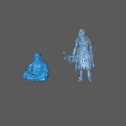 (0083) Male human elf tiefling half orc zen master shaolin monk - Only-Games