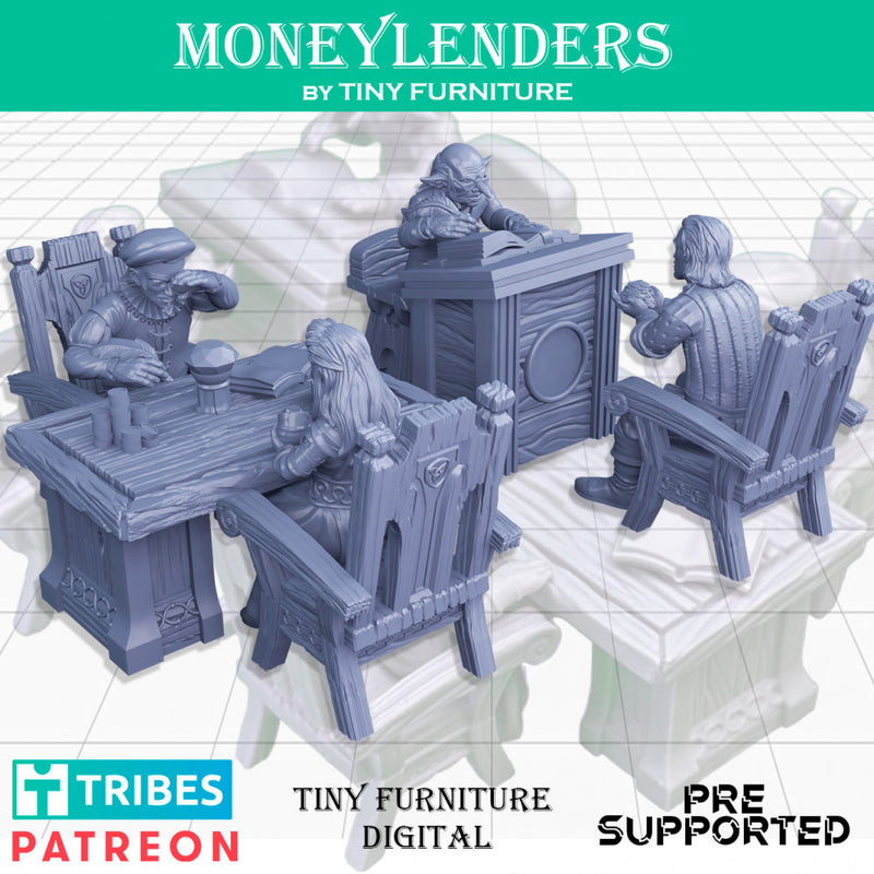 Moneylenders (SITTING FOLKS) - Only-Games