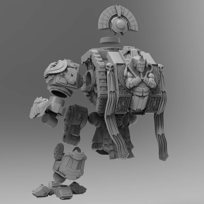 Aegyptian Royal Dreadnought 32mm – Miniatura Fantasy Atlan Forge Per D&D E Wargame - Foto 1