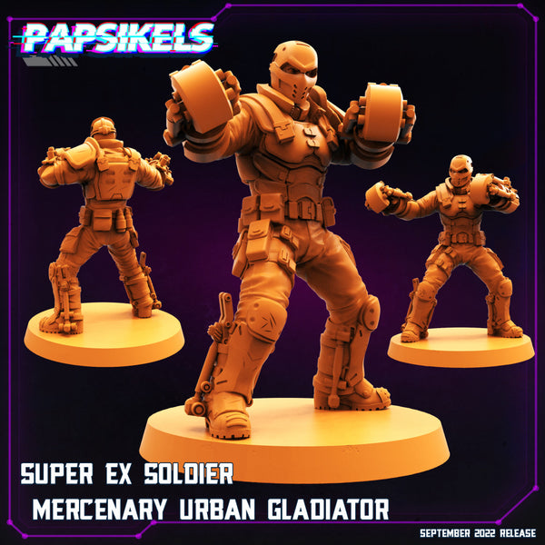 SUPER EX SOLDIER MERCENARY URBAN GLADIATOR - Only-Games