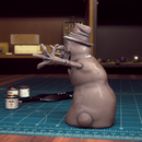 Creepy Snowman 01 - TytanTroll Miniatures - DnD - Fantasy - 32mm - Only-Games