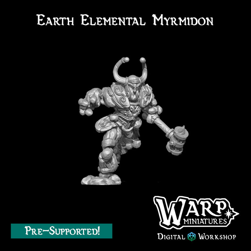 Earth Elemental Myrmidon - Only-Games