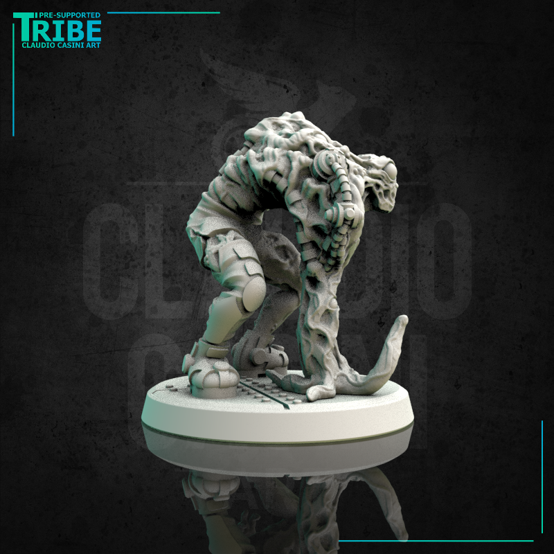(0161) Male sci-fi abomination undead monster creature - Only-Games